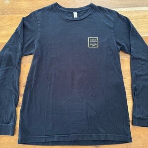 CHANEL Bella & canvas promotional employee black Long Sleeve women medium Tee